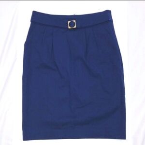Trina Turk Navy Pencil Skirt 8